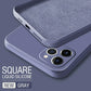 Square Liquid Silicone Phone Case