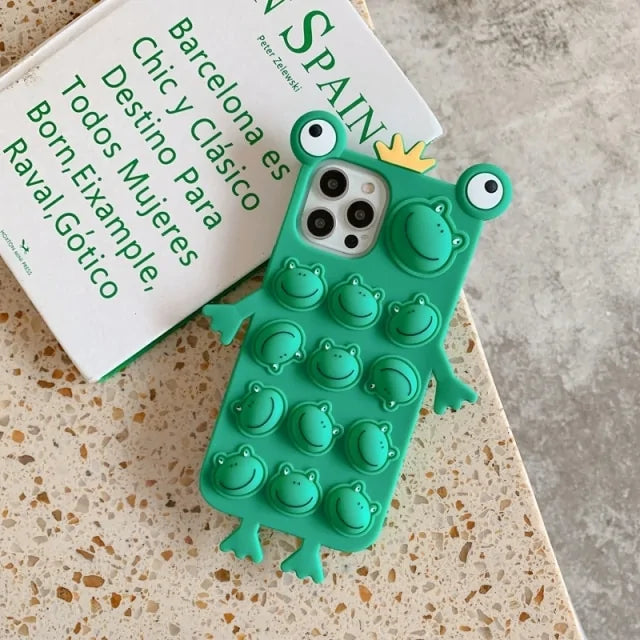 Cartoon Frog Phone Case For iPhone