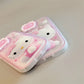 Hello Kitty Phone Case With Cover Mirror Holder Shockproof