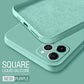 Square Liquid Silicone Phone Case