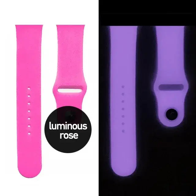 Luminous Silicone Watch Strap