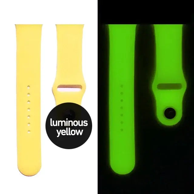 Luminous Silicone Watch Strap