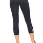 Women's Mid-Rise Zip Pocket Capri Leggings