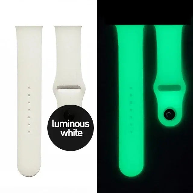 Luminous Silicone Watch Strap