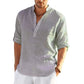 Men's Linen Long Sleeve Shirt