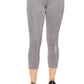 Women's Mid-Rise Zip Pocket Capri Leggings