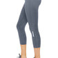 Women's Mid-Rise Zip Pocket Capri Leggings