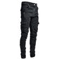 Men's Multi Pocket Cargo Jeans