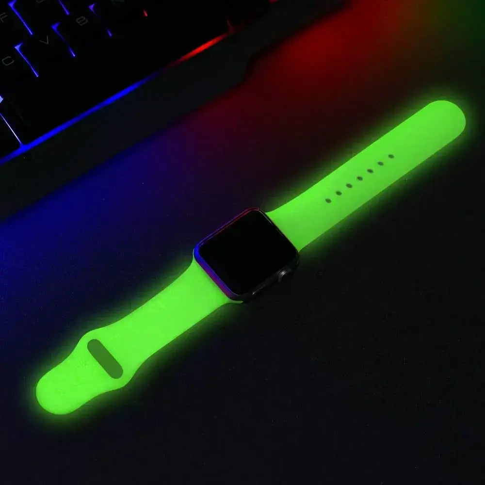 Luminous Silicone Watch Strap