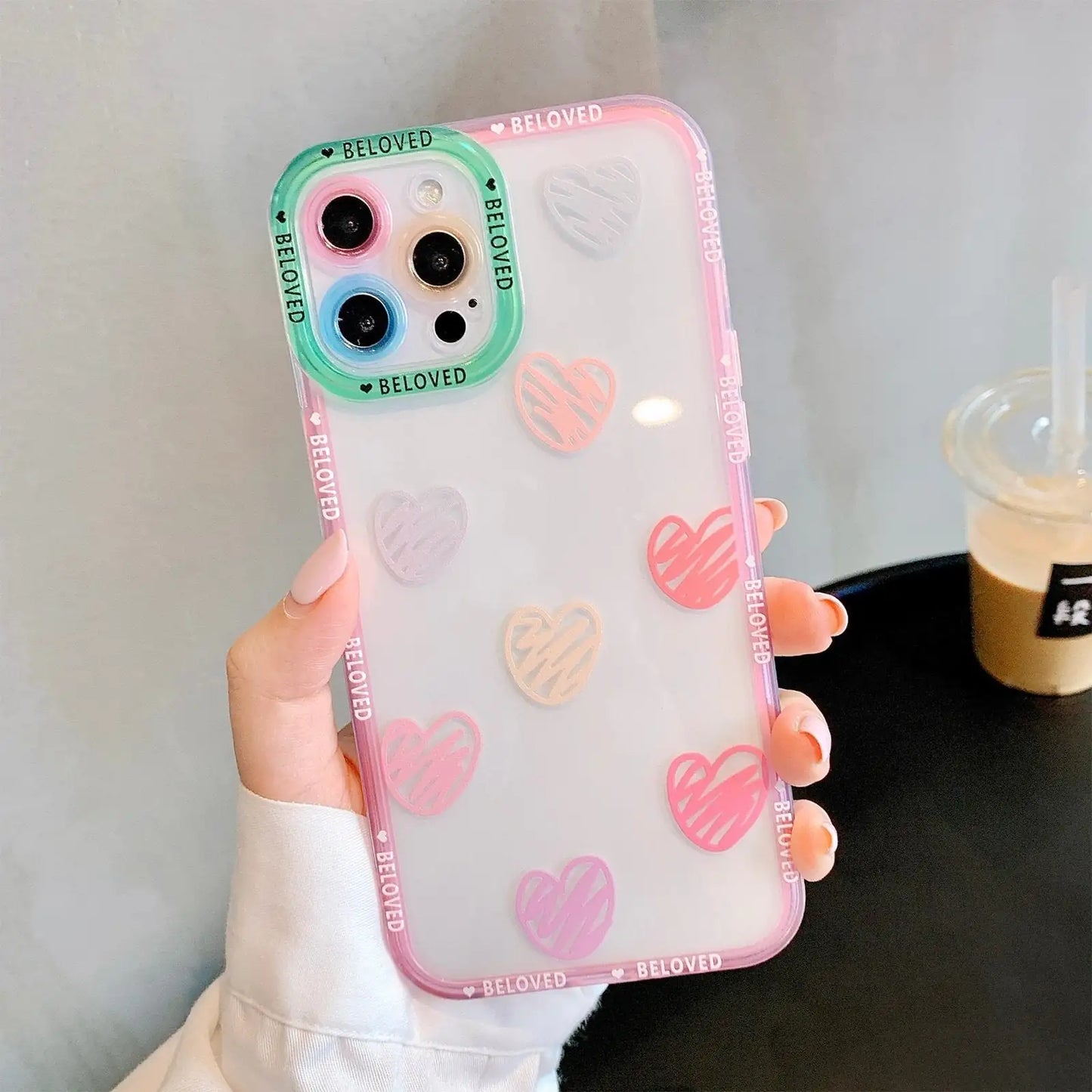 Heart Graffiti Phone Case